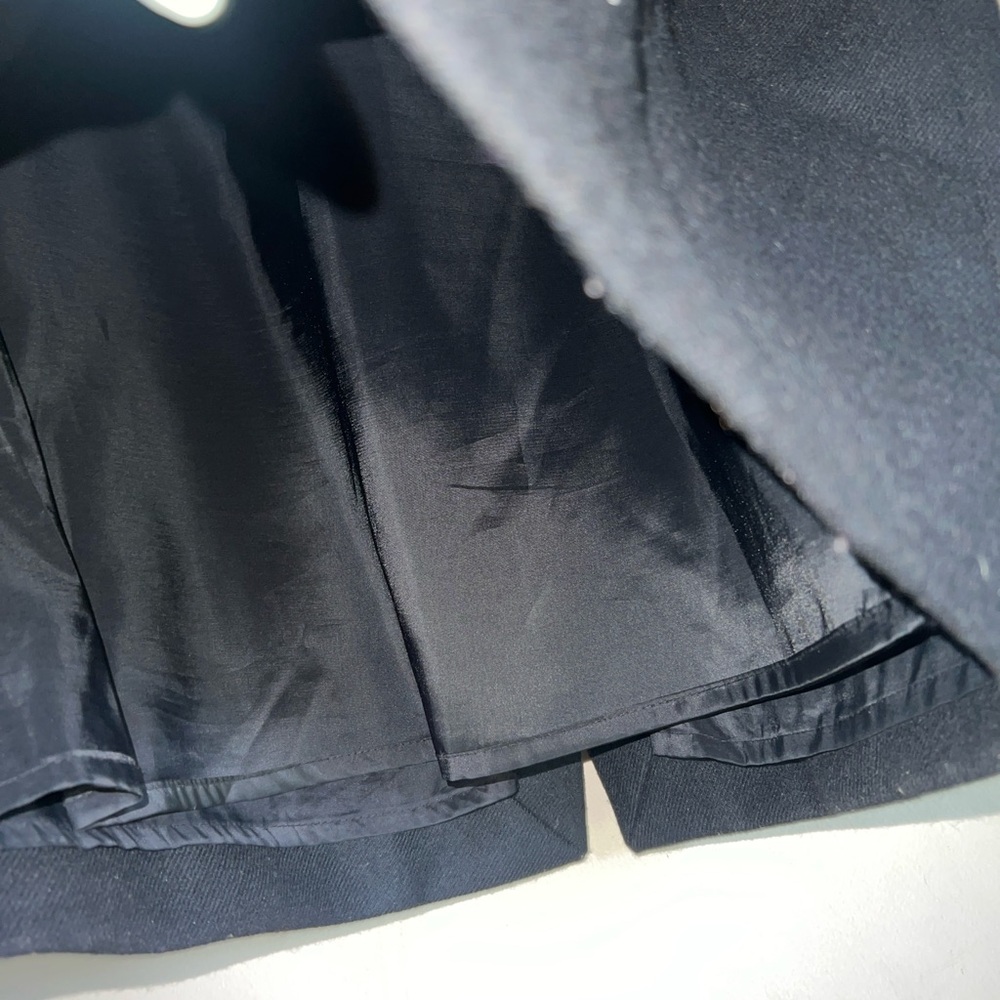 Black Wool Pencil Skirt Size 12 - Picture 3 of 4